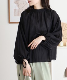 RELACLO select ボリューム袖前後2WAYブラウス