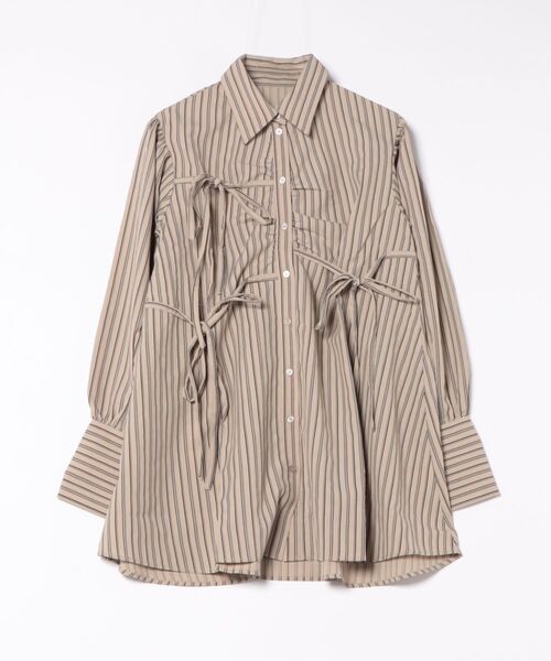 apres jour clair（アプレジュールクレア）の「【apres jour clair】アソートリボンチュニックシャツ【ZOZOTOWN限定アイテム】（チュニック・レディース・アイボリー/ベージュ系その他/ブルー系その他/ブラウン系その他・フリー/X-LARGE）」の6枚目の写真