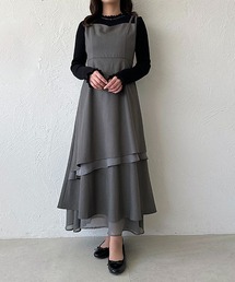 アプレジュール　ワンピース apres jour ワンピース フレアスリーブワンピース【ZOZOTOWN限定