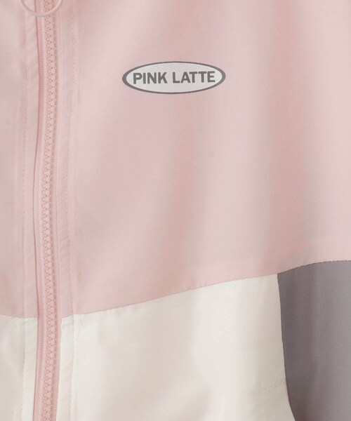 PINK-latte（ピンクラテ）の「配色切替ブルゾン（ブルゾン・キッズ・ブラック/ライトブルー/ベビーピンク・14/15 /16/13）」の18枚目の写真