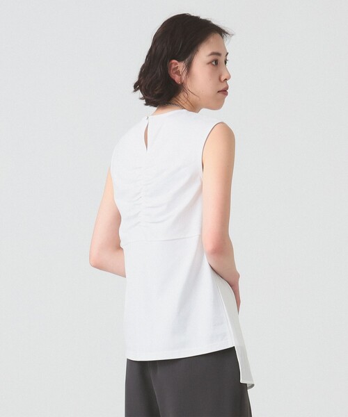 Ray BEAMS(レイビームス)の「RBS / リングドット スリット ノースリーブ(Tシャツ/カットソー・レディース・ホワイト/ブラック・ONE SIZE)」の17枚目の写真