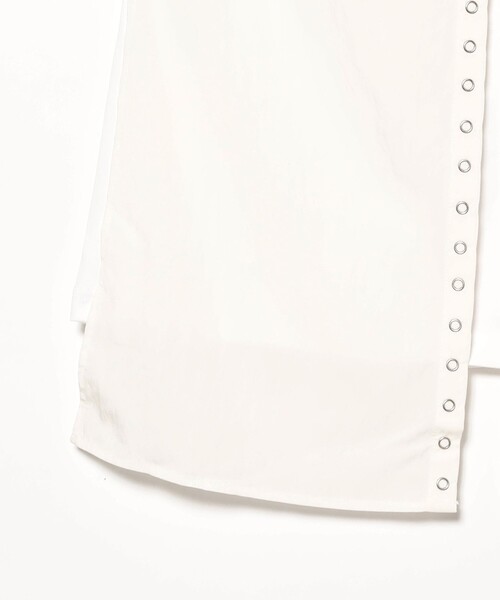 Ray BEAMS(レイビームス)の「RBS / リングドット スリット ノースリーブ(Tシャツ/カットソー・レディース・ホワイト/ブラック・ONE SIZE)」の7枚目の写真