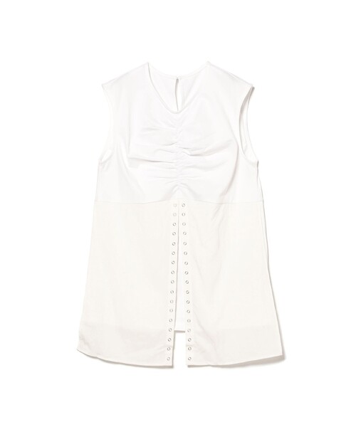 Ray BEAMS(レイビームス)の「RBS / リングドット スリット ノースリーブ(Tシャツ/カットソー・レディース・ホワイト/ブラック・ONE SIZE)」の21枚目の写真