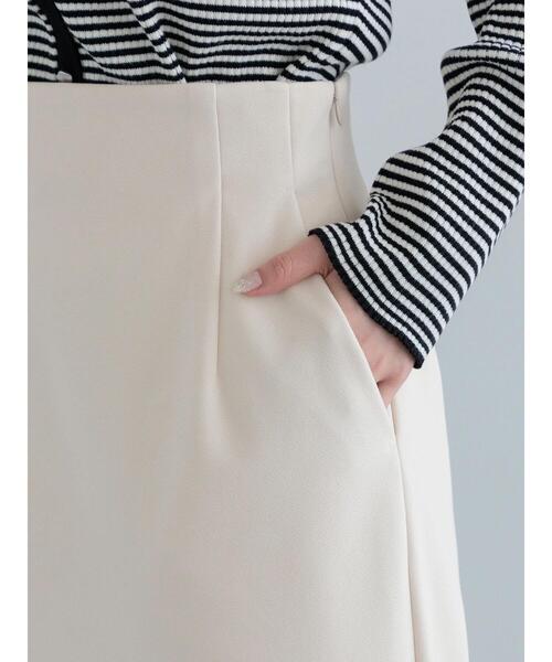 Te chichi(テチチ)の「【宮本茉由着用】ハイウエストロングナロースカート《2025spring catalog item》(スカート・レディース・ベージュ/サックスブルー/チャコールグレー・F)」の14枚目の写真