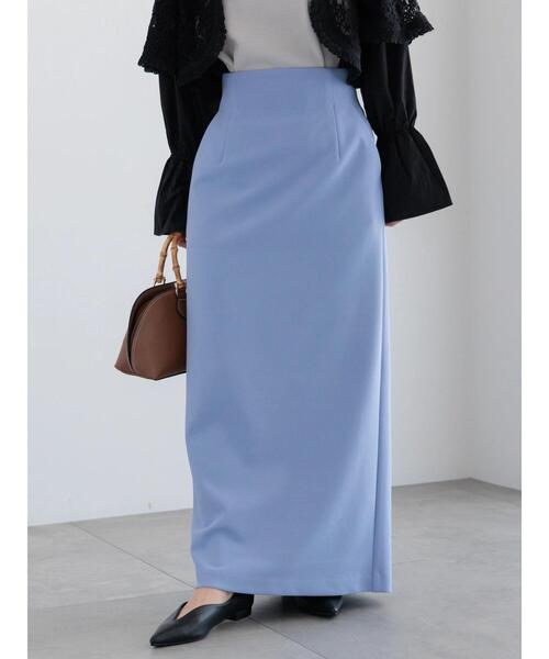 Te chichi(テチチ)の「【宮本茉由着用】ハイウエストロングナロースカート《2025spring catalog item》(スカート・レディース・ベージュ/サックスブルー/チャコールグレー・F)」の17枚目の写真