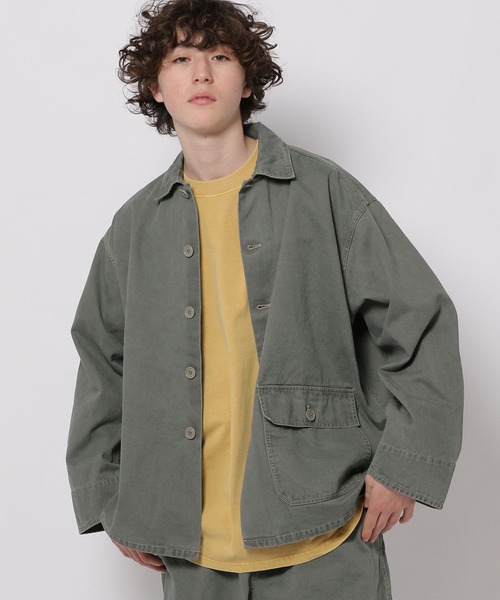 niko and...（ニコアンド）の「【NATOKii(ネイトゥーキー)】ピグメントワークジャケット（その他アウター・メンズ・スモーク/ライトグレー・MEDIUM/LARGE）」の8枚目の写真