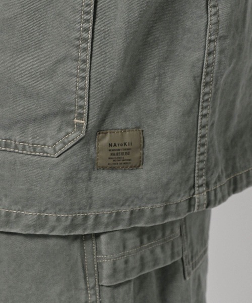 niko and...（ニコアンド）の「【NATOKii(ネイトゥーキー)】ピグメントワークジャケット（その他アウター・メンズ・スモーク/ライトグレー・MEDIUM/LARGE）」の17枚目の写真