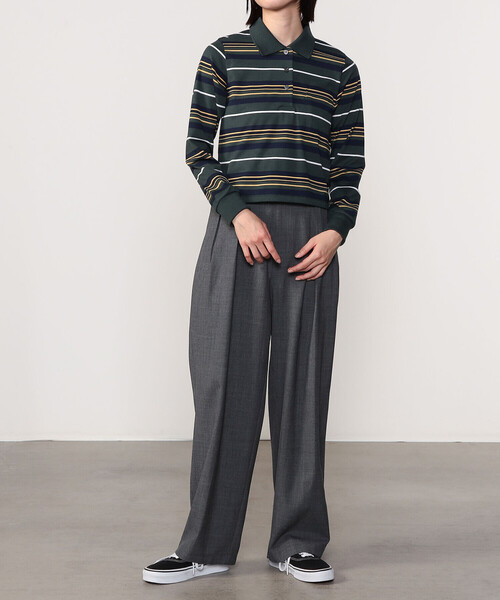 アンスクリア今季ボーダーポロシャツ