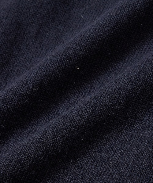 ADAM ET ROPE'（アダムエロペ）の「リネン コットン ジップ カーディガン / ロングシーズン着用可能（カーディガン/ボレロ・メンズ・ネイビー/ブラック/ベージュ系その他・L/M）」の9枚目の写真