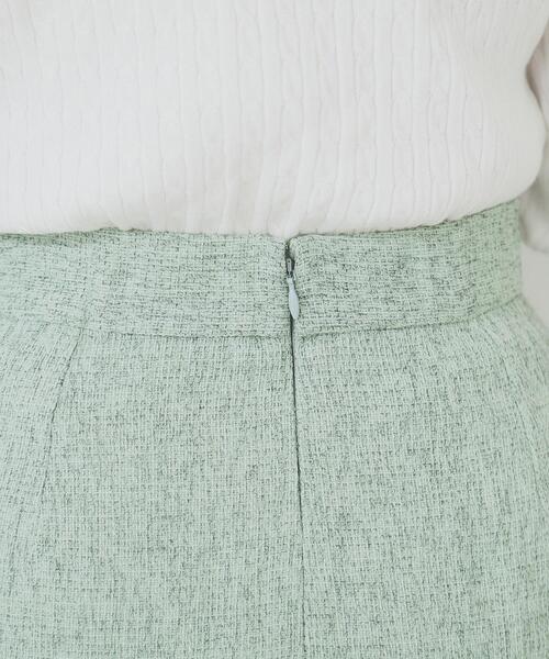 index(インデックス)の「サマーツイードタイトスカート【洗濯機洗い可/イージーアイロン】(スカート・レディース・アイボリー系3/ブラック系3/グリーン系4・36/38/40/42)」の21枚目の写真