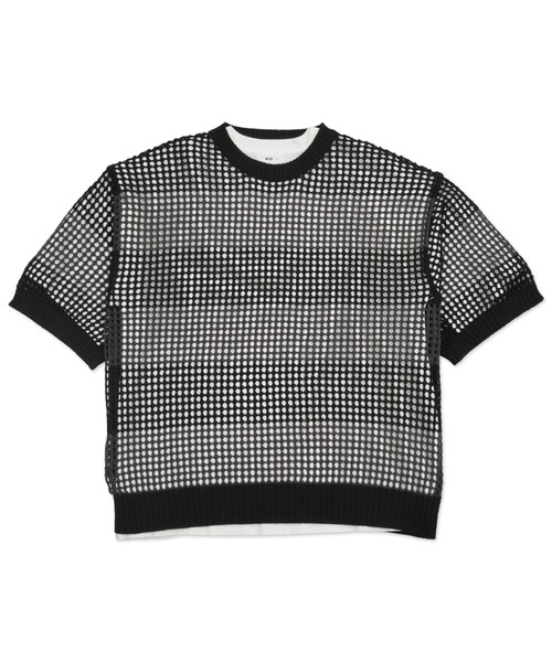 WEGO（ウィゴー）の「WEGO/アンサンブルメッシュニットプルオーバー（アンサンブル・メンズ・レッド系その他5/ブラック系その他5・LARGE/MEDIUM）」の19枚目の写真