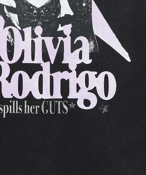 International Gallery BEAMS（インターナショナルギャラリービームス）の「【別注】U/MUSIC × IG / UNDERSONG Olivia Rodrigo グラフィック Tシャツ（Tシャツ/カットソー・メンズ・ブラック/ホワイト・S/M/L）」の10枚目の写真