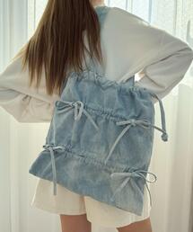 WEGO | WEGO/ドロストリボンギャザートート(トートバッグ)