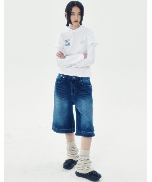 A'GEM/9 × .kom 「runningHIGH/ランニングハイ」 SHIRTS LAYERED H/S TEE/シャツレイヤード半袖Tシャツ A'GEM/9 × .kom 『runningHIGH/ランニングハイ』 LAYERED SLEEVE
