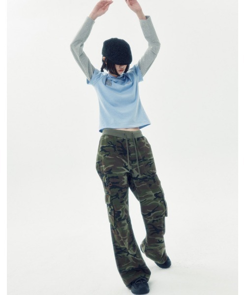 tシャツ A'GEM/9 × .kom 「runningHIGH/ランニングハイ」 LAYERED SLEEVE HOOD TEE/レイヤードスリーブ A'GEM/9 × .kom 『runningHIGH/ランニングハイ』 LAYERED SLEEVE