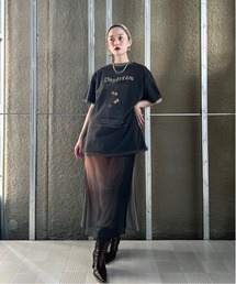 Ameri（アメリ）の「MEDI LAYERED CONCEPT TEE（Tシャツ