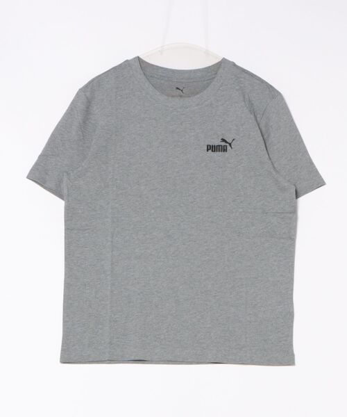 PUMA（プーマ）の「《PUMA》ESS ｽﾓｰﾙ NO.1 ﾛｺﾞ Tｼｬﾂ（Tシャツ/カットソー・メンズ・ホワイト/ネイビー/ブラック/ヘザーグレー・L/M/S/XL/XXL）」の3枚目の写真