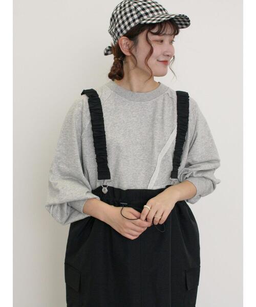 Samansa Mos2（サマンサ モスモス）の「サス取り外し2WAYスカート（スカート・レディース・ベージュ/ブラック/カーキ・F）」の4枚目の写真