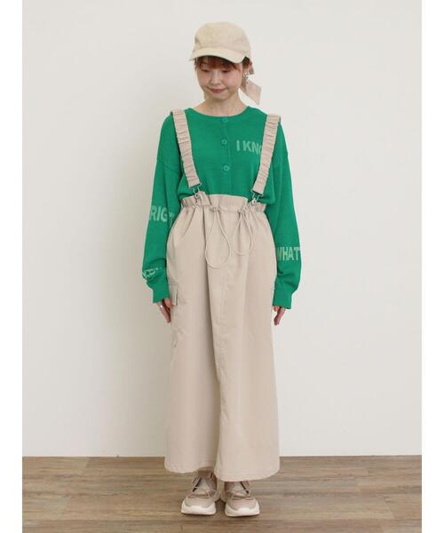 Samansa Mos2（サマンサ モスモス）の「サス取り外し2WAYスカート（スカート・レディース・ベージュ/ブラック/カーキ・F）」の11枚目の写真