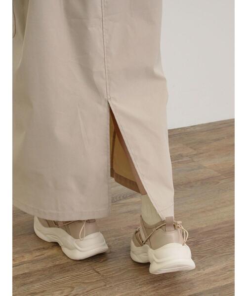 Samansa Mos2（サマンサ モスモス）の「サス取り外し2WAYスカート（スカート・レディース・ベージュ/ブラック/カーキ・F）」の19枚目の写真