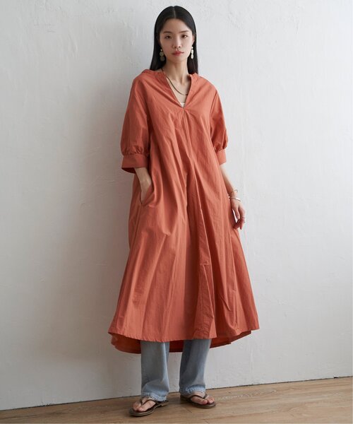 LBC（エルビーシー）の「ナイロンスキッパーロングワンピース（ワンピース・レディース・グレー/ベージュ/その他26・M）」の7枚目の写真