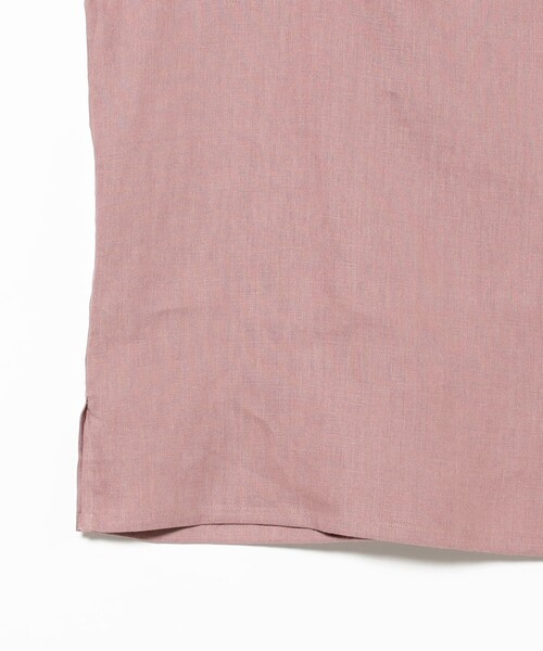 BEAMS F（ビームスエフ）の「【別注】Paul Stuart / リネン ハーフスリーブ プルオーバーシャツ（シャツ/ブラウス・メンズ・レッド系その他/ブラウン/ブラック・48/44/50/46）」の12枚目の写真