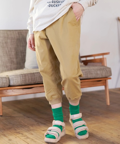 go slow caravan（ゴースローキャラバン）の「Duckster/ダックスター　ストレッチツイル リブクロップドパンツ（その他パンツ・メンズ・ブラック/カーキ/ベージュ/ダークインディゴブルー・MEDIUM/LARGE/X-LARGE）」の2枚目の写真