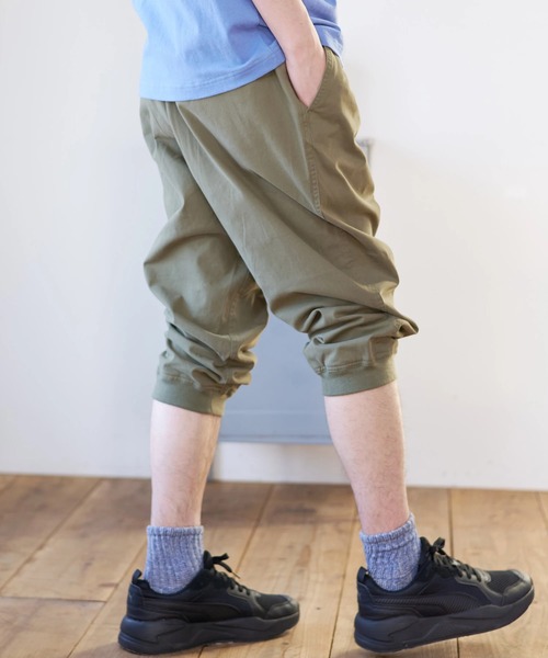 go slow caravan（ゴースローキャラバン）の「Duckster/ダックスター　ストレッチツイル リブクロップドパンツ（その他パンツ・メンズ・ブラック/カーキ/ベージュ/ダークインディゴブルー・MEDIUM/LARGE/X-LARGE）」の3枚目の写真