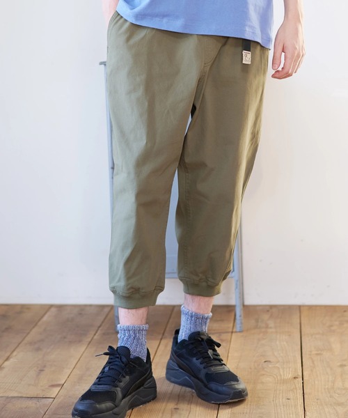 go slow caravan（ゴースローキャラバン）の「Duckster/ダックスター　ストレッチツイル リブクロップドパンツ（その他パンツ・メンズ・ブラック/カーキ/ベージュ/ダークインディゴブルー・MEDIUM/LARGE/X-LARGE）」の19枚目の写真