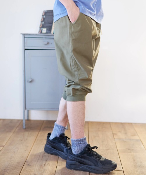 go slow caravan（ゴースローキャラバン）の「Duckster/ダックスター　ストレッチツイル リブクロップドパンツ（その他パンツ・メンズ・ブラック/カーキ/ベージュ/ダークインディゴブルー・MEDIUM/LARGE/X-LARGE）」の22枚目の写真