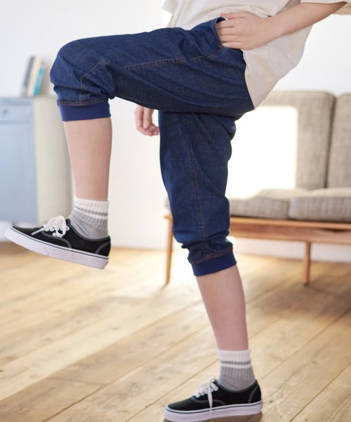 go slow caravan（ゴースローキャラバン）の「Duckster/ダックスター　ストレッチツイル リブクロップドパンツ（その他パンツ・メンズ・ブラック/カーキ/ベージュ/ダークインディゴブルー・MEDIUM/LARGE/X-LARGE）」の14枚目の写真