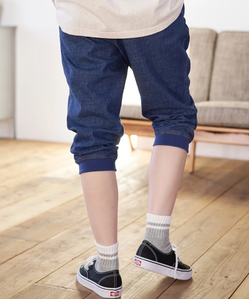 go slow caravan（ゴースローキャラバン）の「Duckster/ダックスター　ストレッチツイル リブクロップドパンツ（その他パンツ・メンズ・ブラック/カーキ/ベージュ/ダークインディゴブルー・MEDIUM/LARGE/X-LARGE）」の10枚目の写真