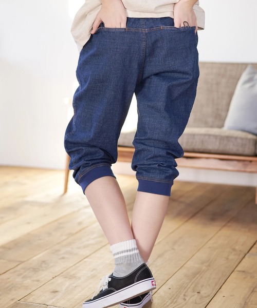 go slow caravan（ゴースローキャラバン）の「Duckster/ダックスター　ストレッチツイル リブクロップドパンツ（その他パンツ・メンズ・ブラック/カーキ/ベージュ/ダークインディゴブルー・MEDIUM/LARGE/X-LARGE）」の11枚目の写真