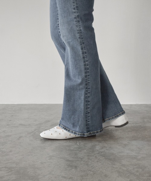 tukn.（トゥクン）の「<2025SS>【tukn.】スタッズパンプス（パンプス・レディース・ブラック/ホワイト・24/22.5/23/23.5/24.5/25）」の12枚目の写真