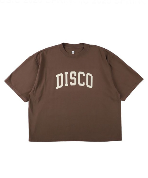 is-ness(イズネス)の「ISNESS MUSIC / イズネス ミュージック DISCO FLOCKY PRINT T-SHIRT(Tシャツ/カットソー・メンズ・チャコールグレー/ブラウン/ホワイト・LARGE/MEDIUM)」の3枚目の写真