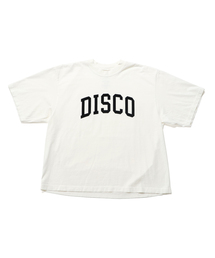 ISNESS MUSIC / イズネス ミュージック DISCO FLOCKY PRINT T-SHIRT