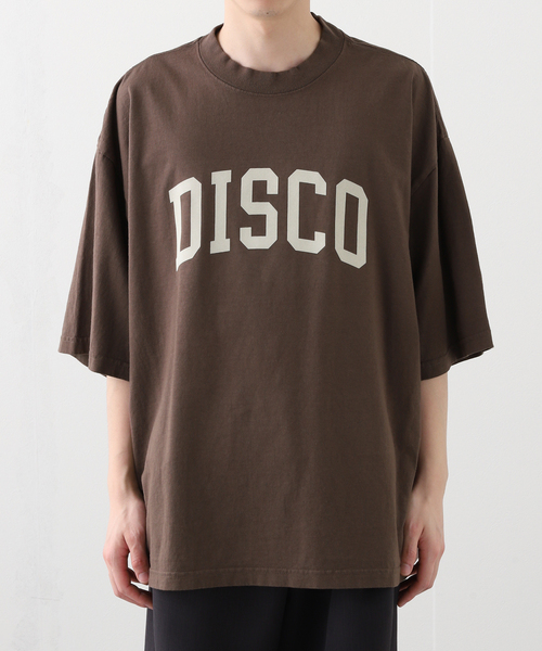 is-ness(イズネス)の「ISNESS MUSIC / イズネス ミュージック DISCO FLOCKY PRINT T-SHIRT(Tシャツ/カットソー・メンズ・チャコールグレー/ブラウン/ホワイト・LARGE/MEDIUM)」の12枚目の写真