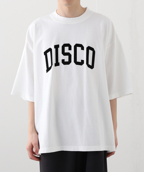 is-ness(イズネス)の「ISNESS MUSIC / イズネス ミュージック DISCO FLOCKY PRINT T-SHIRT(Tシャツ/カットソー・メンズ・チャコールグレー/ブラウン/ホワイト・LARGE/MEDIUM)」の15枚目の写真
