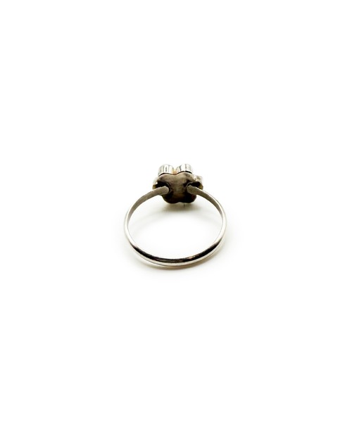 Indian Jewelry（インディアンジュエリー）の「THEATER シアター フラワーモチーフターコイズシルバーリング  Made in USA（リング・レディース・シルバー・#10/#13/#14）」の4枚目の写真