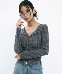 Light slub knit cardigan / ライトスラブニットカーディガン