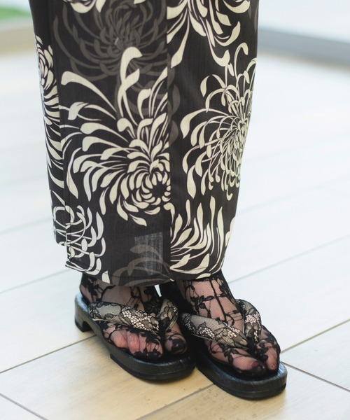 CELEN（セレン）の「【浴衣小物】ストレッチレース足袋 単品（和装小物・レディース・ホワイト/ブラック・FREE）」の12枚目の写真