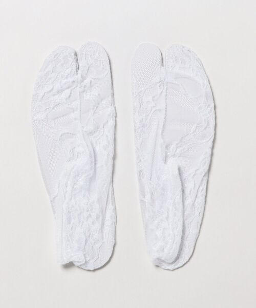 CELEN（セレン）の「【浴衣小物】ストレッチレース足袋 単品（和装小物・レディース・ホワイト/ブラック・FREE）」の10枚目の写真