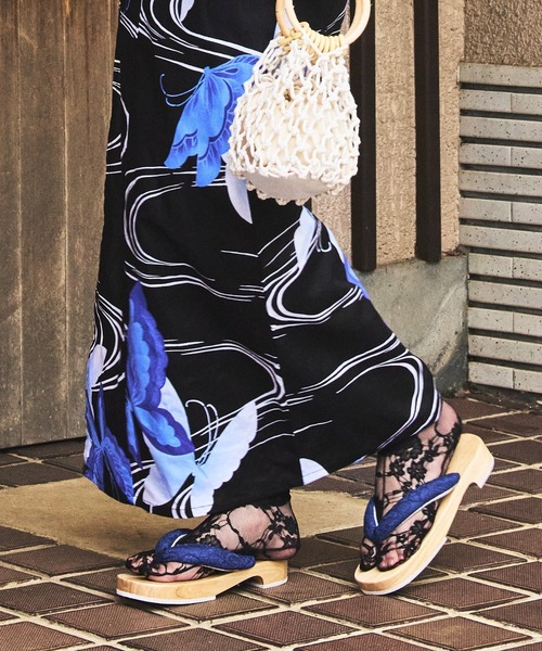 CELEN（セレン）の「【浴衣小物】ストレッチレース足袋 単品（和装小物・レディース・ホワイト/ブラック・FREE）」の16枚目の写真