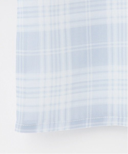 LOVETOXIC（ラブトキシック）の「チェックシアーシャツ（シャツ/ブラウス・キッズ・ブラック/オフホワイト/サックスブルー・M:150cm/S:140cm/L:160cm）」の14枚目の写真