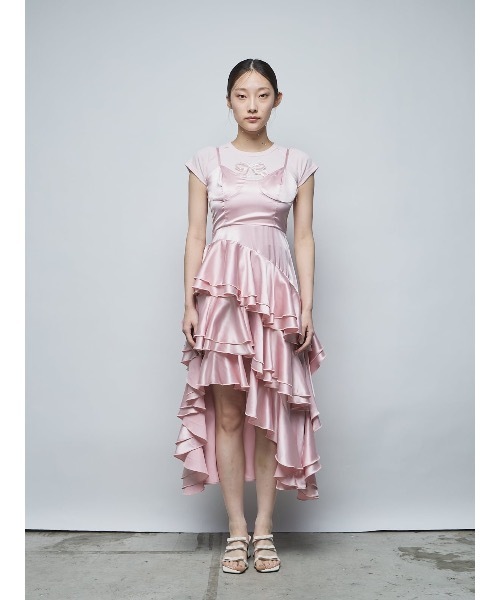 PAIN(ペイン)の「スパンコールリボンTシャツ(Tシャツ/カットソー・レディース・ホワイト/ブラック/ピンク・FREE)」の7枚目の写真