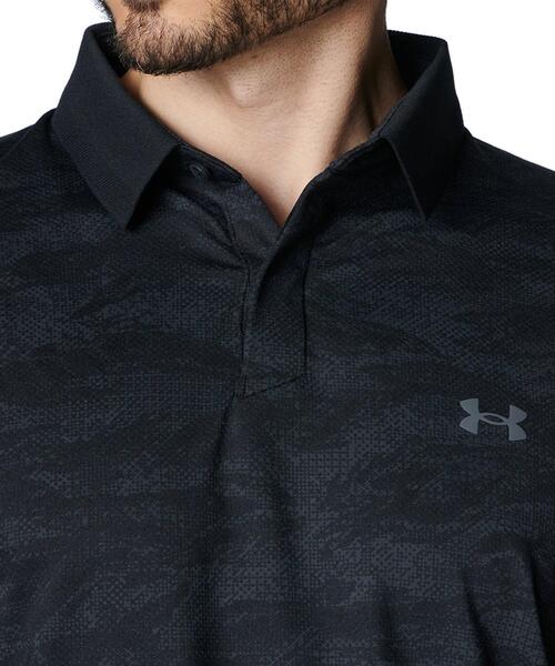 UNDER ARMOUR(アンダーアーマー)の「UAドライブチル プリント ポロ(ゴルフ/メンズ)(ポロシャツ・メンズ・ブラック・L/XL/M/S/2XL)」の5枚目の写真