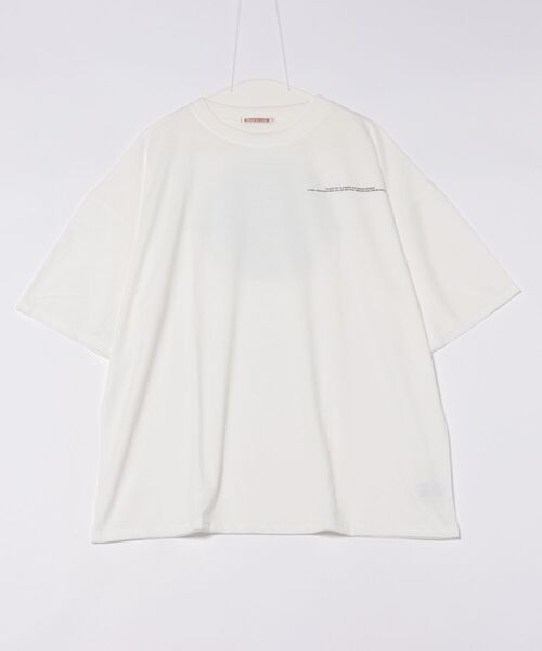 NinaetLina(ニナエリナ)の「フルムーンプリントオーバーサイズTシャツ(Tシャツ/カットソー・レディース・ホワイト/ブラック/ブルー/チャコールグレー・FREE)」の16枚目の写真