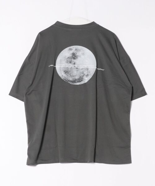 NinaetLina(ニナエリナ)の「フルムーンプリントオーバーサイズTシャツ(Tシャツ/カットソー・レディース・ホワイト/ブラック/ブルー/チャコールグレー・FREE)」の20枚目の写真