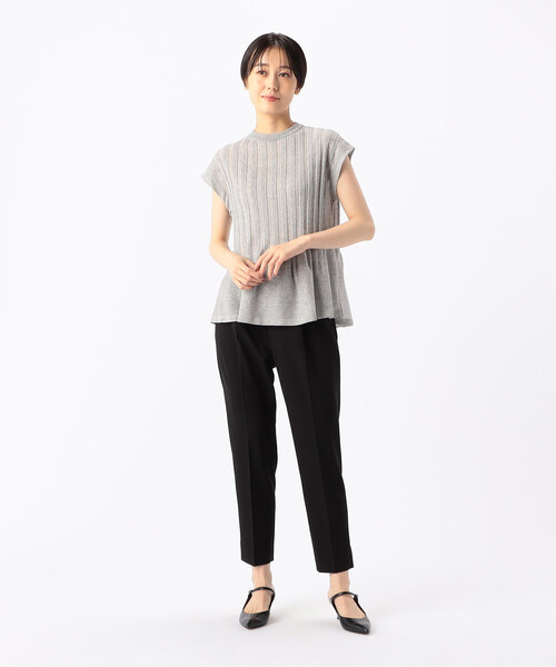 COMME CA（コムサ）の「スパークレーヨンポリエステル プルオーバー（ニット/セーター・レディース・ホワイト/ベージュ・9号/11号）」の10枚目の写真