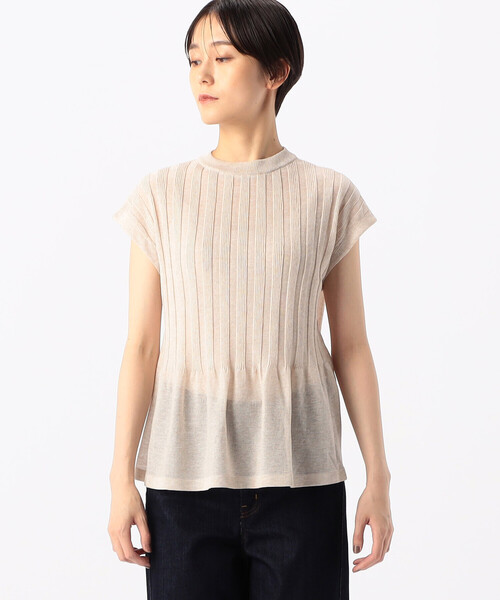 COMME CA（コムサ）の「スパークレーヨンポリエステル プルオーバー（ニット/セーター・レディース・ホワイト/ベージュ・9号/11号）」の14枚目の写真